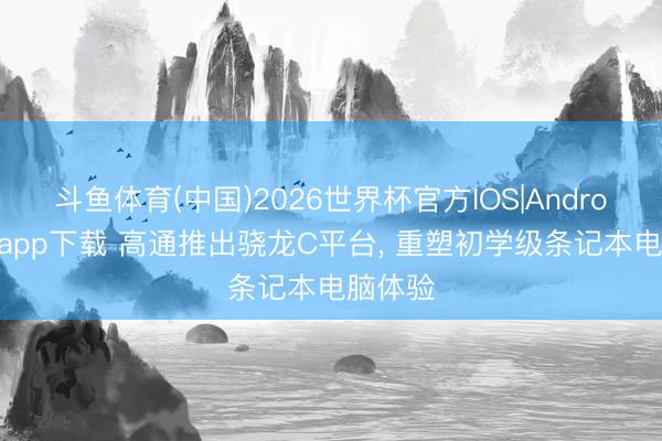 斗鱼体育(中国)2026世界杯官方IOS|Android手机app下载 高通推出骁龙C平台, 重塑初学级条记本电脑体验